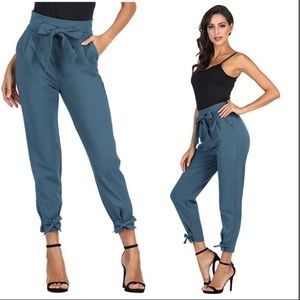 ⚡️WOMENS High Waist Pencil Pants with Bow Ties⚡️